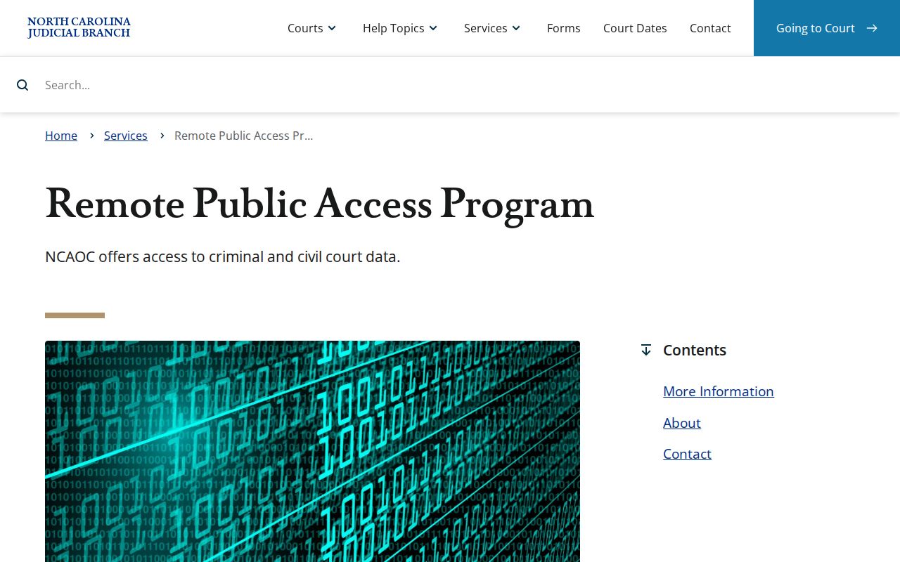 Clay County case lookup remote public access program reference image