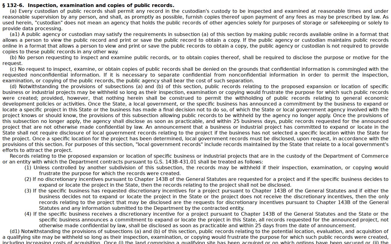 Clay County civil docket public record inspection statute reference