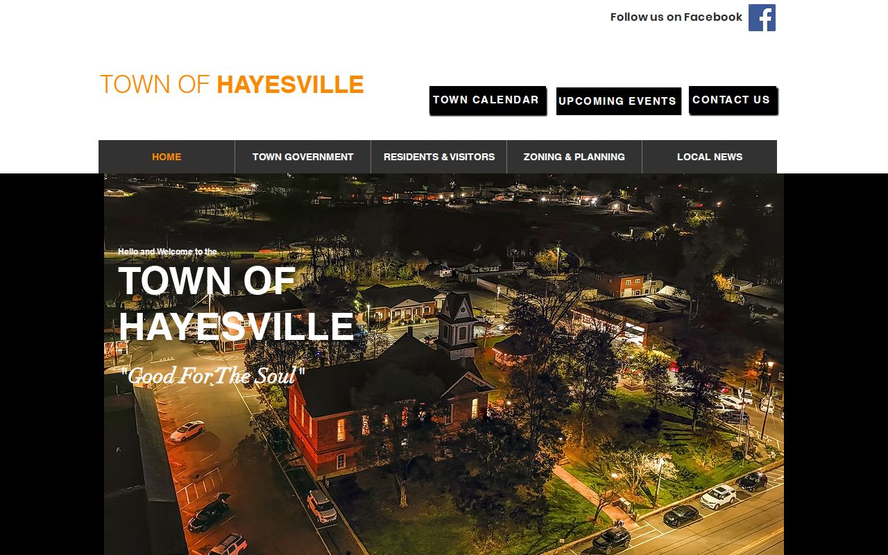 Hayesville court docket town government context