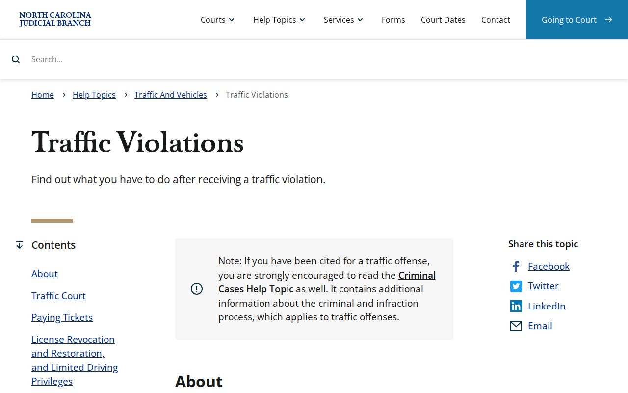 Clay County traffic court records citation guidance